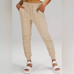 Lululemon Beyond the Studio Joggers in cafe au lait lightweight Swift fabric 6
